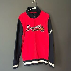 ‘47 Brand Atlanta Braves Cotton Track Jacket New no tags, Large